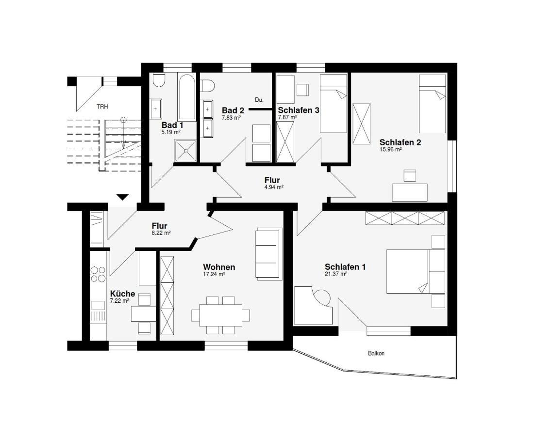 Ferienwohnung Friedrich Ulrich Wolfenbüttel Zewnętrze zdjęcie
